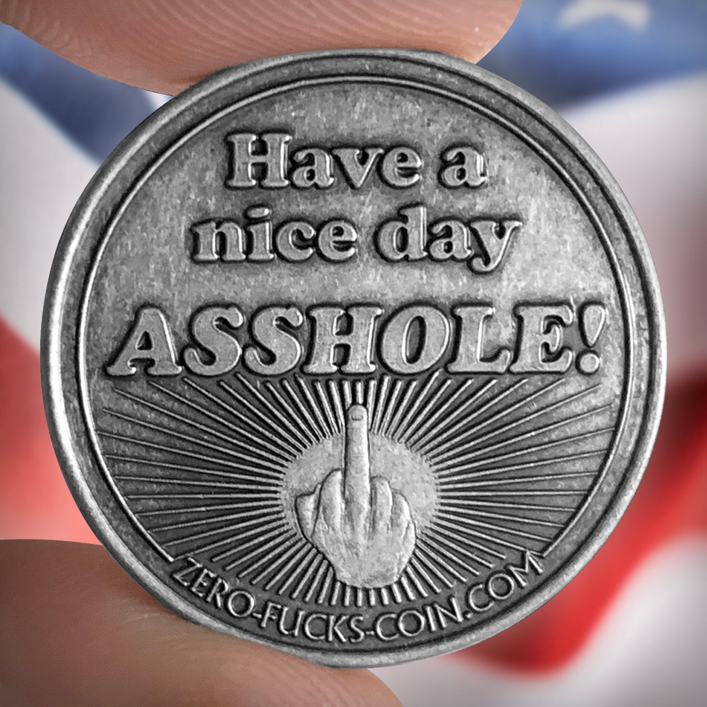 "Have A Nice Day, Asshole" Single Coin