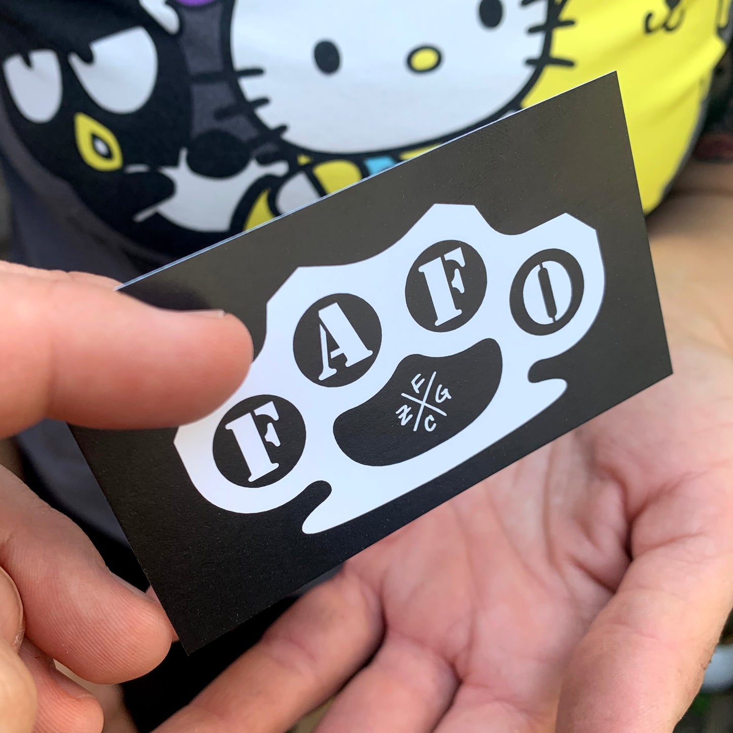 "FAFO" Fuck Around & Find Out Warning Cards (20-Pack)