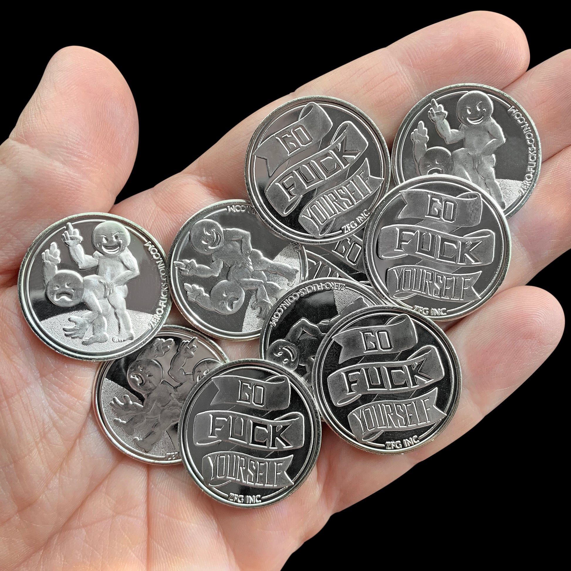 10 Go Fuck Yourself Coins - ZFG Inc