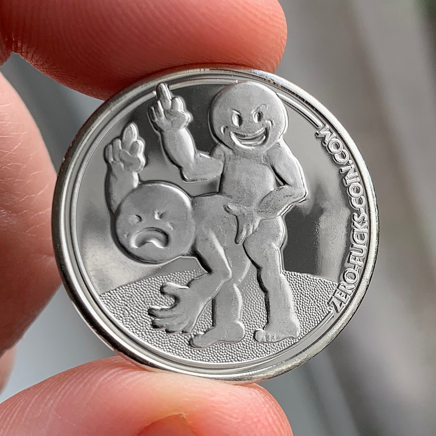 Go Fuck Yourself Coin - Back