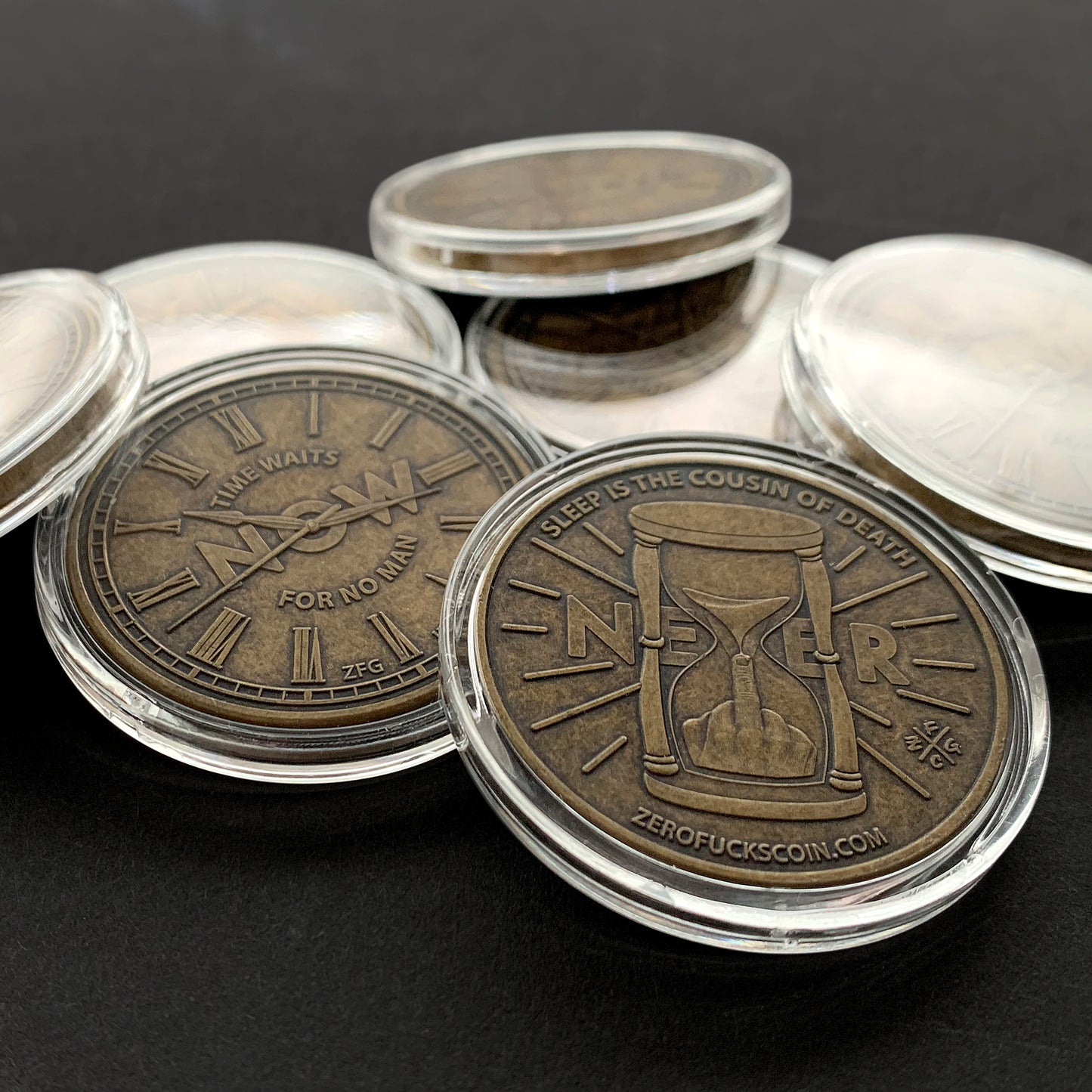 "Now or Never" Decision Maker Coin