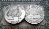Zero Fucks coin - Rat's Ass Coins. Lietrally give a rat's ass. Zero Fucks Given