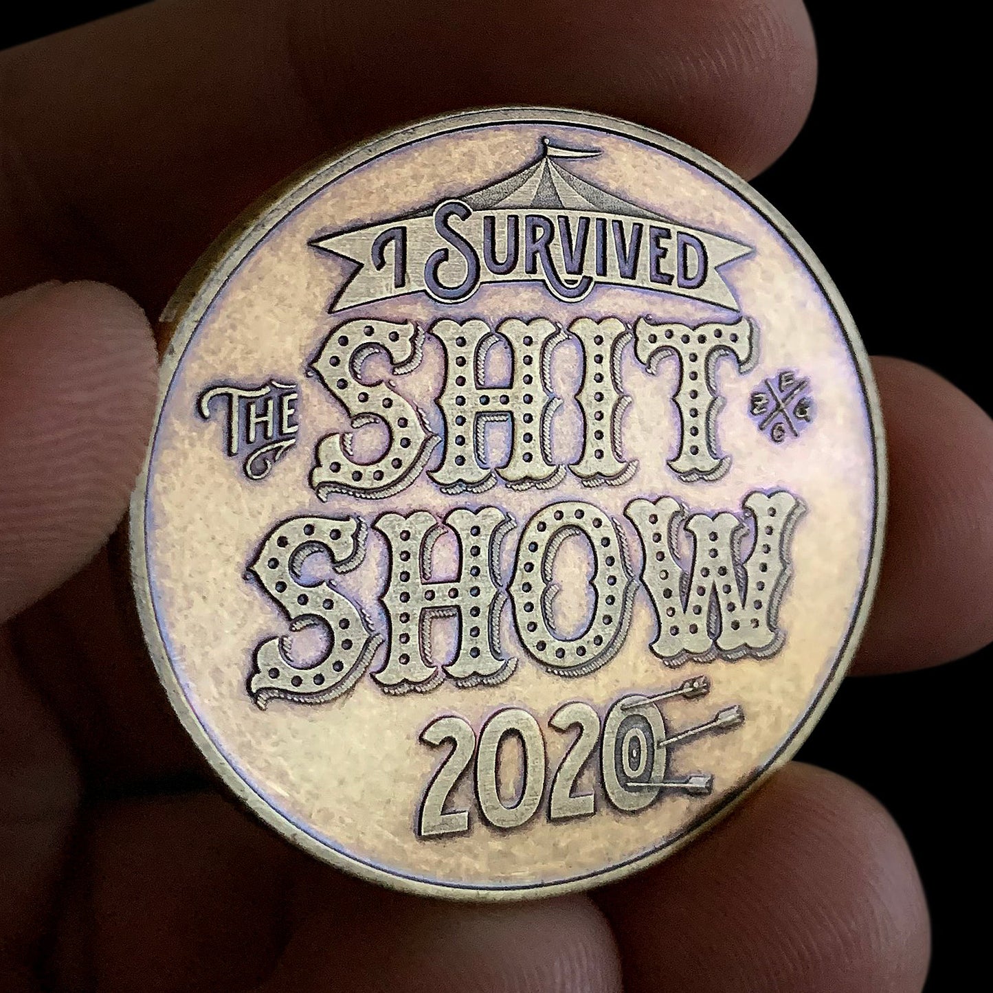 I Survived "The Shit Show" 2020 Coin (Bronze)