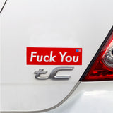 Fuck You Sticker (red)