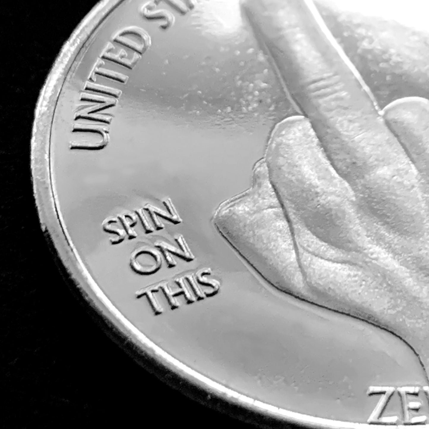 "The Finger" Single Coin