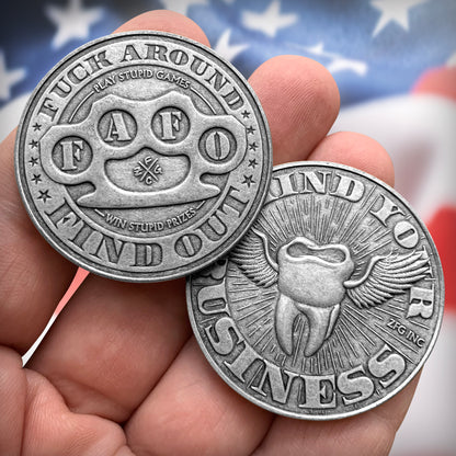 "F.A.F.O." Fuck Around & Find Out Coin