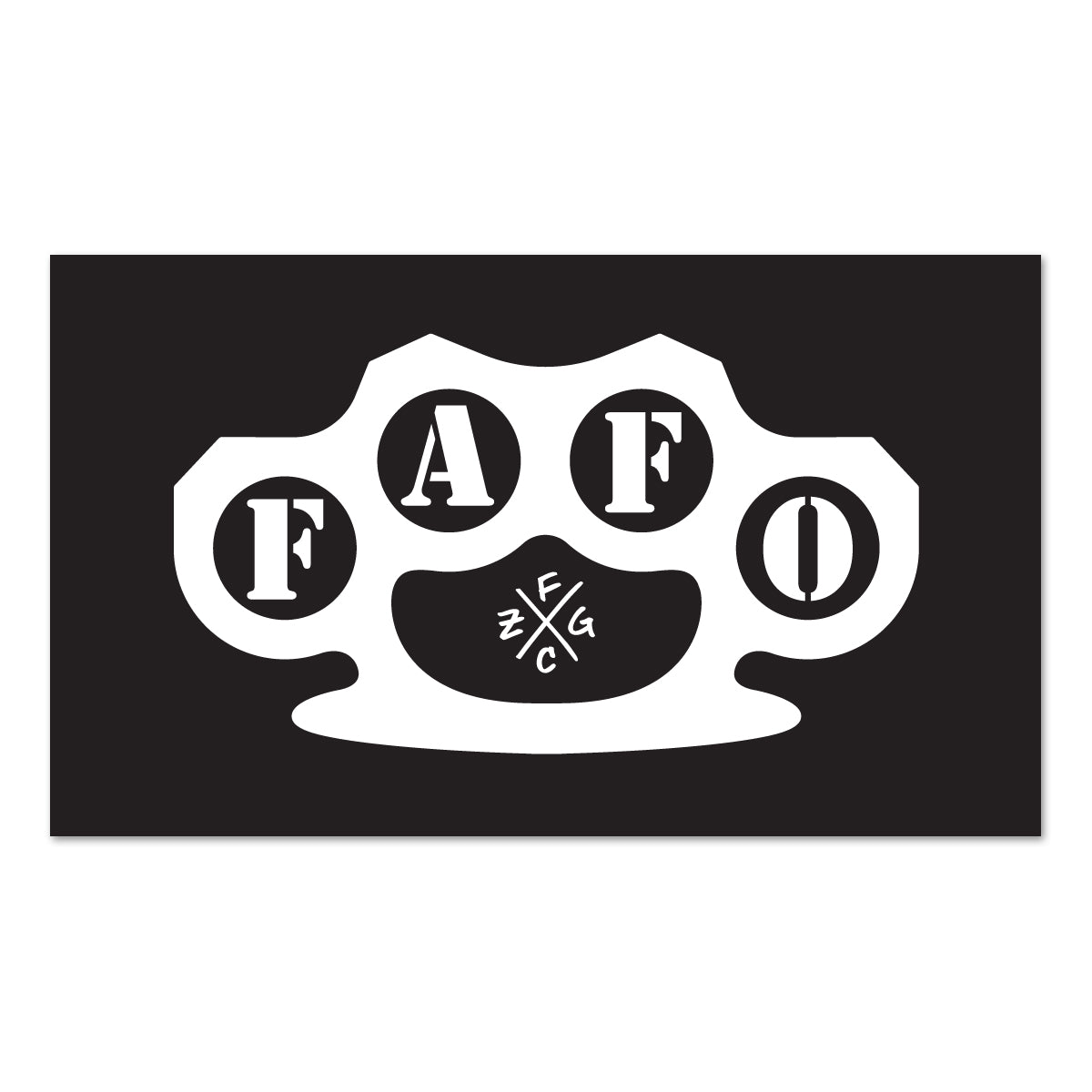 "FAFO" Fuck Around & Find Out Warning Cards (20-Pack)