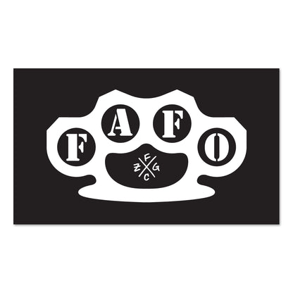 "FAFO" Fuck Around & Find Out Warning Cards (20-Pack)