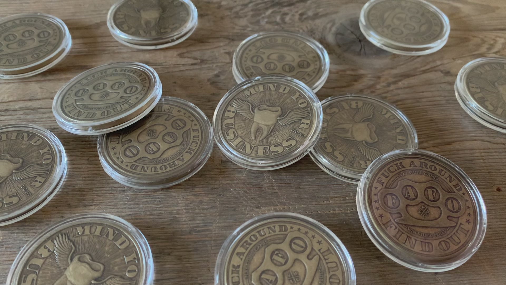 FAFO Coin in demonstration in action