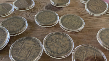 "Now or Never" Decision Maker Coin