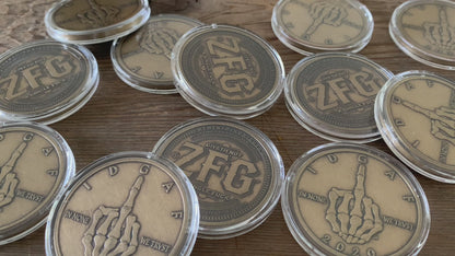 "Bronze" IDGAF Reminder Coin