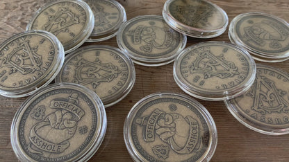 Official Asshole Coin Middle Finger Coin ZFG Inc.
