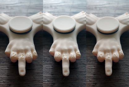 Zero Fucks Given Knuckle Tattoo