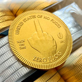 Chocolate Middle Finger/Zero Fucks Coins