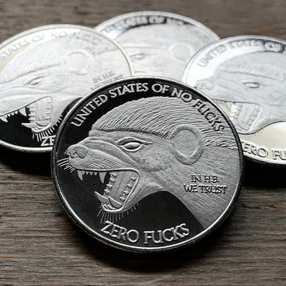 Honey Badger, honey badger zero fucks, united states of no fucks coin