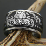 no fucks given coin ring