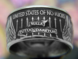 united states of no fucks, zero fucks coin ring