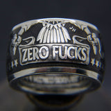 zero fucks coin ring