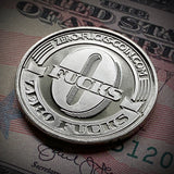 Honey Badger Coins, HB Coin, in HB we Trust, Zero Fucks Coin, zfg coin, honey badger zero fucks coin, no fucks coin, 0 fucks coin, zerofuckscoin.com, honey badger gives zero fucks, 0 fucks, fuck coin, silver honey badger challenge coin, collector coin