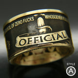 Official Asshole Coin Ring - Style A