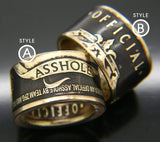 Official Asshole Coin Rings A & B