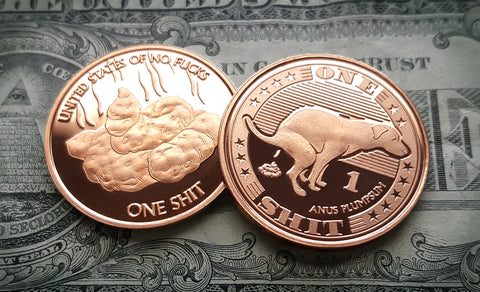 "Shit" Single Coin