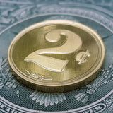 2¢ ZFG zero fucks given coin