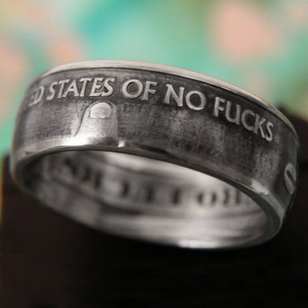 Zero Fucks Given CoinRing - www.ZeroFucksCoin.com