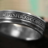 Zero Fucks Given CoinRing - www.ZeroFucksCoin.com