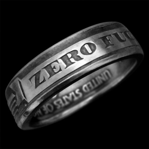 Zero Fucks Given CoinRing - www.ZeroFucksCoin.com