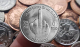 Blemished Zero Fucks Coin