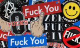 Zero Fucks Given Stickers