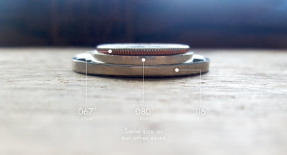 "Antiqued Silver" One Fuck/Zero Fucks Decision Maker Coin